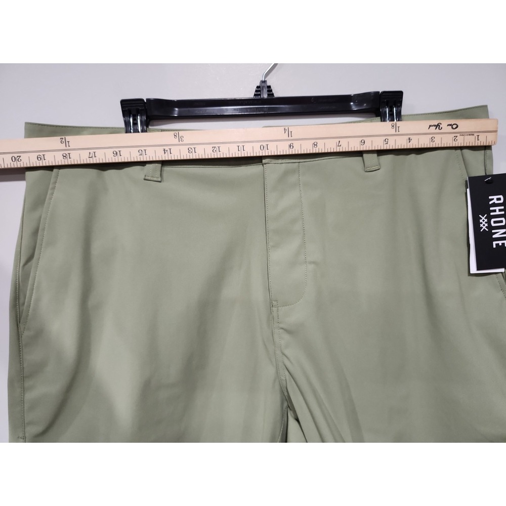 Rhone NWT Shorts 7" Commuter Shorts Mens 38 Sage Green Performance Stretch New - Picture 7 of 11